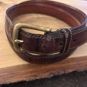 Orvis Brown Leather Men’s Belt